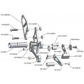 WOODCRAFT Kawasaki ZX-10R (16-20) Complete Rearset Kit (Standard or GP Shift) WOODCRAFT Kawasaki ZX-10R (16-20) Complete Rearset Kit (Standard or GP Shift)